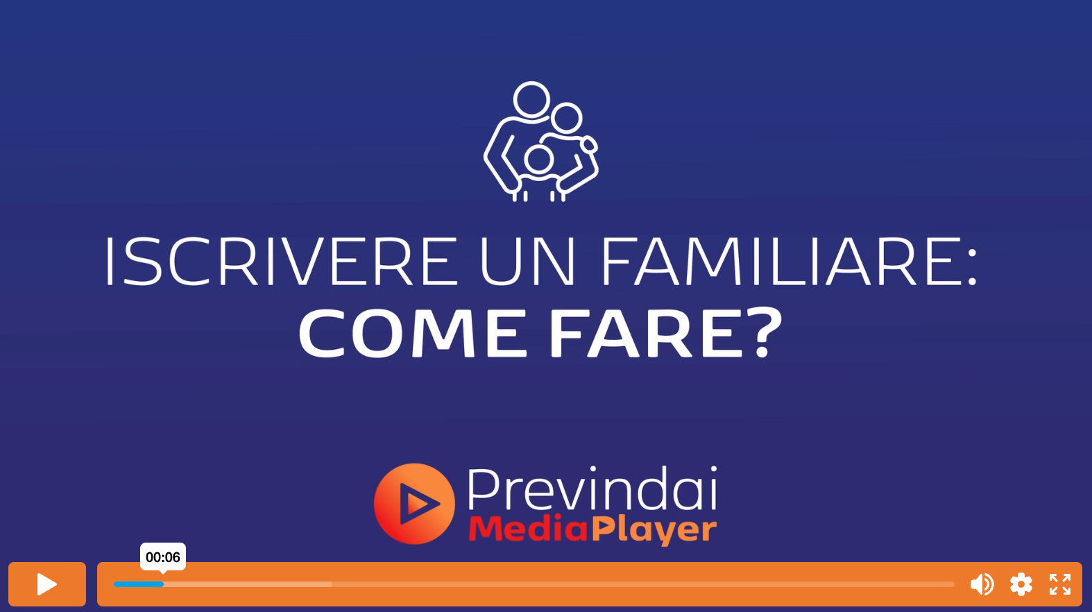 Vuoi iscrivere un familiare? Scopri come!