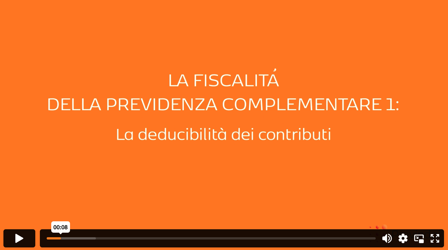 La fiscalità della previdenza 1 puntata: la deducibilità