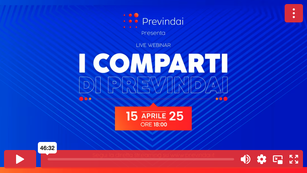 I comparti di Previndai